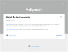 Tablet Screenshot of malignspirit.blogspot.com