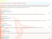 Tablet Screenshot of divine-cosmos.blogspot.com