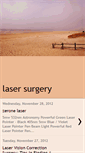 Mobile Screenshot of lasersurgery01.blogspot.com