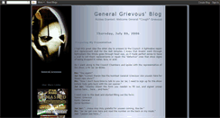 Desktop Screenshot of cisgeneralgrievous.blogspot.com
