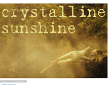 Tablet Screenshot of crystallinesunshine.blogspot.com