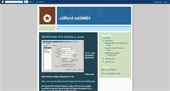 Desktop Screenshot of clifford-mt34901.blogspot.com