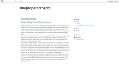 Desktop Screenshot of noaptoparaprogres.blogspot.com