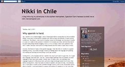 Desktop Screenshot of nikkiinchile.blogspot.com