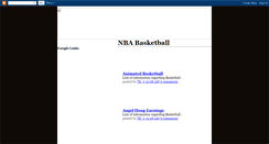 Desktop Screenshot of nba-basketball.blogspot.com