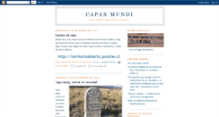 Desktop Screenshot of capaxmundi.blogspot.com