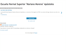 Tablet Screenshot of escuelanormalsuperiorapostoles.blogspot.com