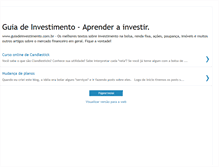 Tablet Screenshot of guiadeinvestimento.blogspot.com