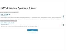 Tablet Screenshot of interview-questionsandanswers.blogspot.com