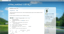 Desktop Screenshot of coffeemonzter.blogspot.com