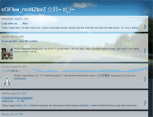 Tablet Screenshot of coffeemonzter.blogspot.com