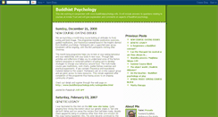 Desktop Screenshot of buddhistpsychology.blogspot.com