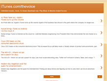 Tablet Screenshot of itunescomthevoice.blogspot.com