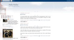 Desktop Screenshot of daily-hailey.blogspot.com