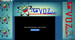 Desktop Screenshot of lavozdelpueblo1035fm.blogspot.com
