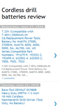 Mobile Screenshot of cordless-drill-batteries.blogspot.com