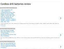 Tablet Screenshot of cordless-drill-batteries.blogspot.com