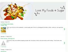 Tablet Screenshot of lovemyfoodsandsugar.blogspot.com
