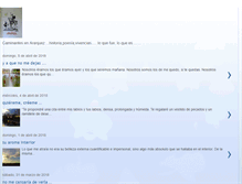 Tablet Screenshot of caminante-caminocamino.blogspot.com