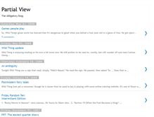 Tablet Screenshot of partialview.blogspot.com