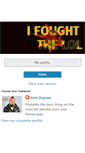 Mobile Screenshot of ifoughtthelol.blogspot.com