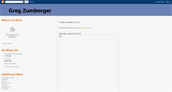 Desktop Screenshot of gzumberger.blogspot.com