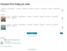Tablet Screenshot of fremontfirstfriday.blogspot.com