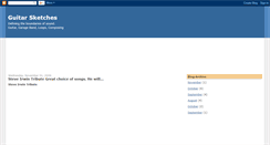 Desktop Screenshot of guitarsketches.blogspot.com