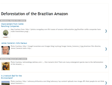 Tablet Screenshot of deforestationofthebrazilianamazon.blogspot.com