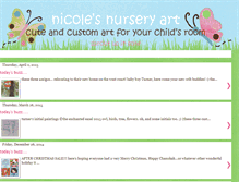 Tablet Screenshot of nicolesnurseryart.blogspot.com