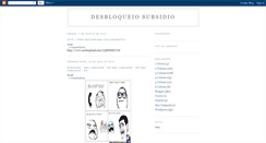 Desktop Screenshot of desbloqueiosubsidio.blogspot.com