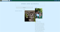Desktop Screenshot of joshandkatrina.blogspot.com