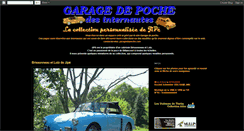 Desktop Screenshot of garagedepoche7.blogspot.com