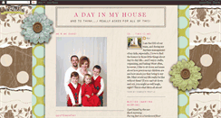 Desktop Screenshot of adayinmyhouse.blogspot.com