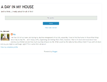 Tablet Screenshot of adayinmyhouse.blogspot.com