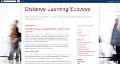 Desktop Screenshot of distance-learning-success.blogspot.com