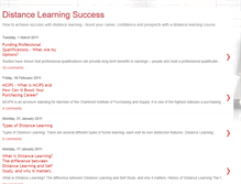 Tablet Screenshot of distance-learning-success.blogspot.com