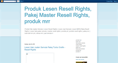 Desktop Screenshot of lesen-resell-rights.blogspot.com