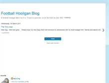 Tablet Screenshot of footballhooligan.blogspot.com