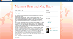 Desktop Screenshot of mummabearmacbaby.blogspot.com