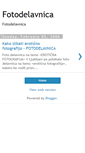Mobile Screenshot of fotodelavnica.blogspot.com