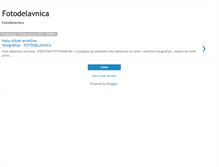 Tablet Screenshot of fotodelavnica.blogspot.com