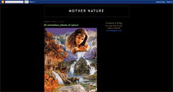 Desktop Screenshot of mothernatureoftheworld.blogspot.com