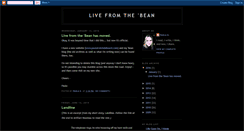 Desktop Screenshot of livefromthebean.blogspot.com