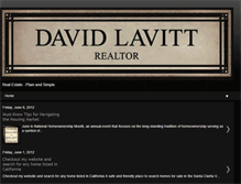 Tablet Screenshot of davidlavitt.blogspot.com