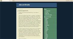 Desktop Screenshot of jakeandbrooke.blogspot.com