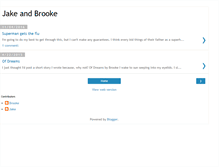 Tablet Screenshot of jakeandbrooke.blogspot.com