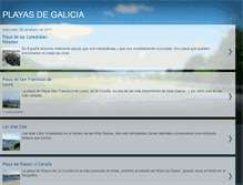 Tablet Screenshot of playasdegalicia-administrador.blogspot.com