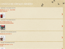 Tablet Screenshot of cineclubeespacoaberto.blogspot.com