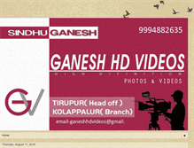 Tablet Screenshot of ganeshdigitalvideos.blogspot.com